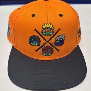 Teenage Mutant Ninja Turtles x Naruto Snapback Hat *NEW w/ Tag* Official VIZ
